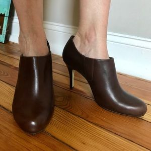 Cole Haan brown ankle boots